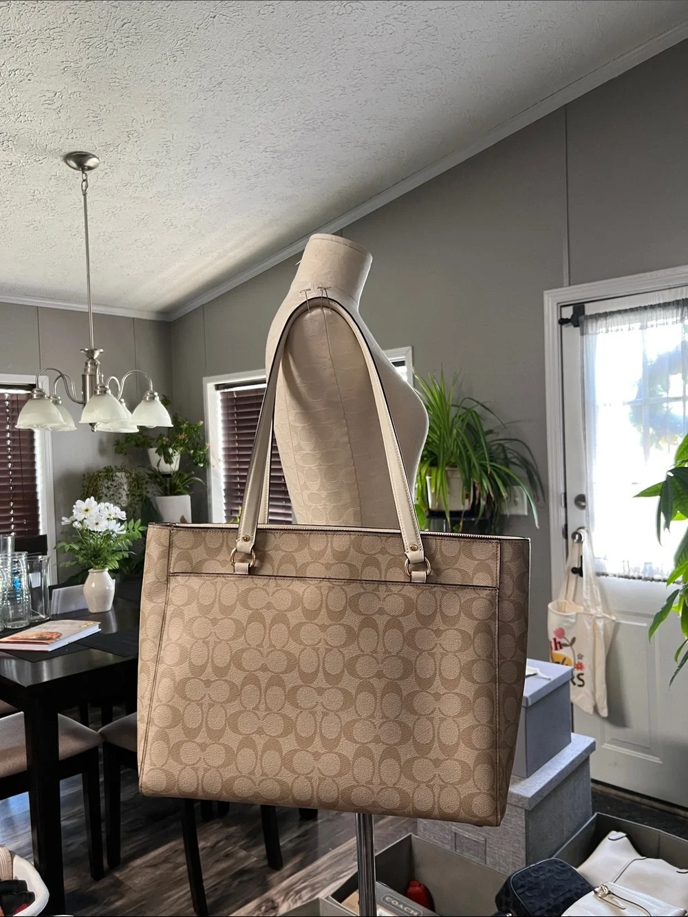 Coach Chalk Signature Laptop bag